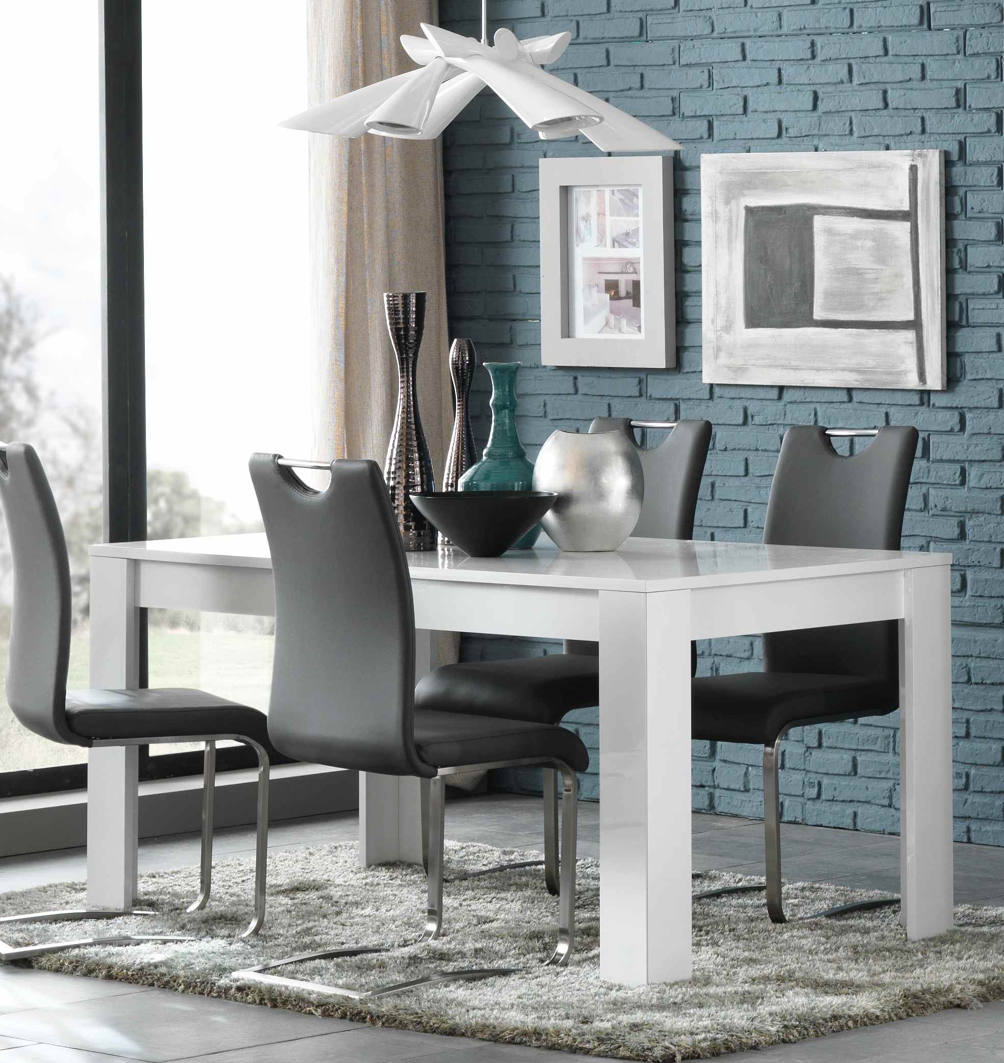 Modena eettafel 160 wit-wit-431