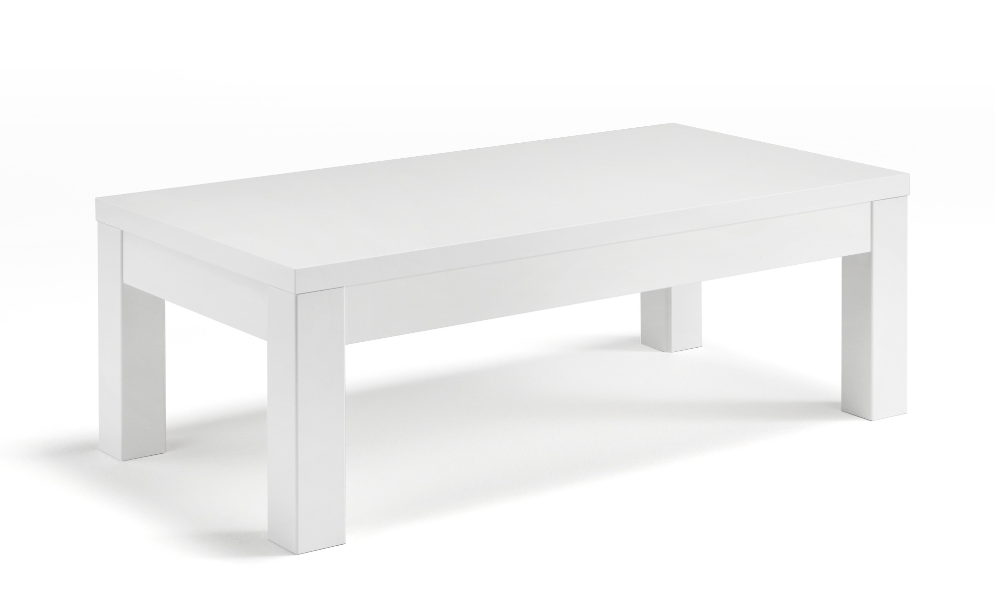 Roma base Salontafel rechthoek wit-wit
