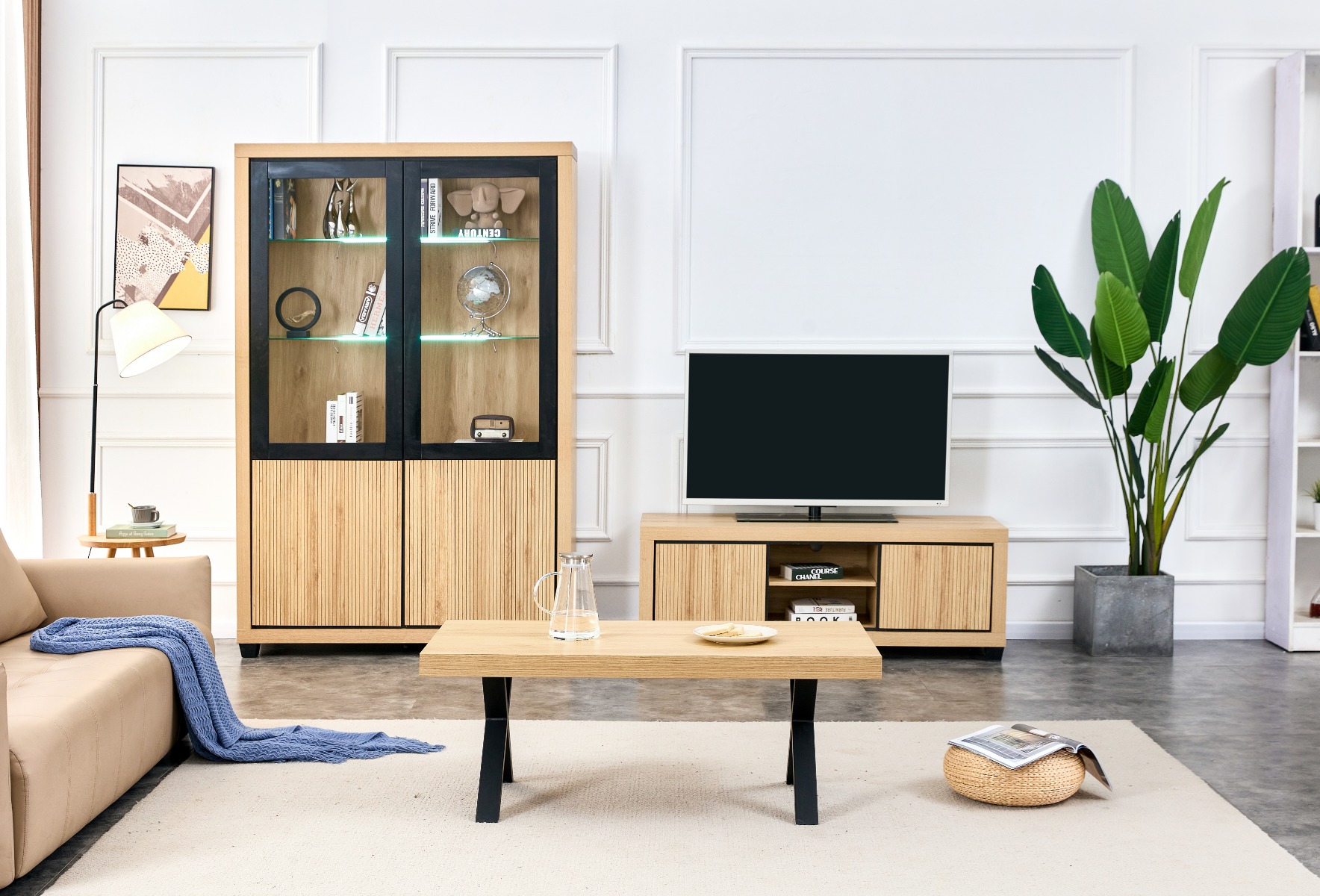 Nice salontafel met kruispoot-0